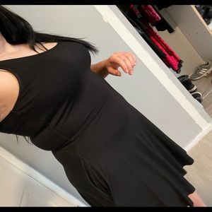 Foxblood Simple Skater Dress